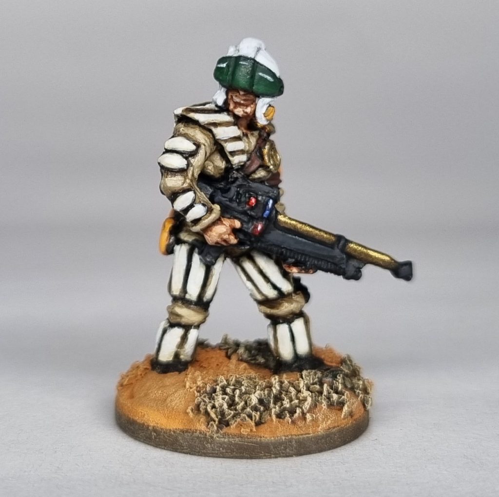 Citadel Spacefarers 25mm vintage science fiction S3 Star Marshal with Laser Rifle