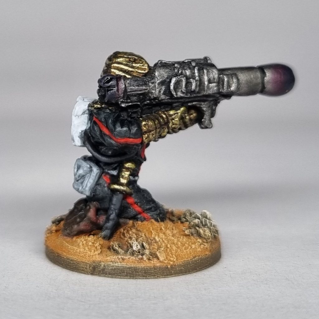 Citadel Spacefarers 25mm vintage science fiction S26 Dark Disciple with Portable Missile Launcher