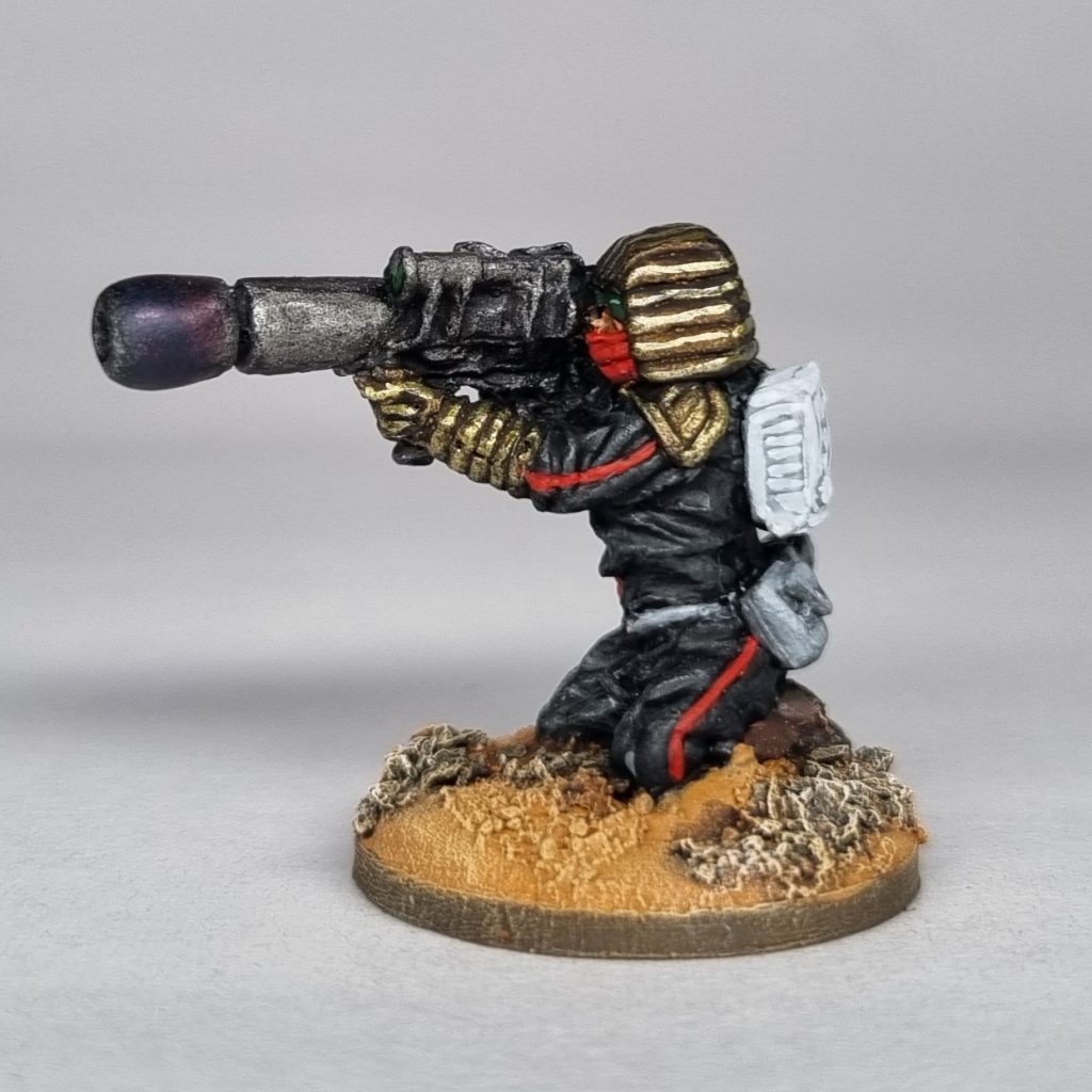 Citadel Spacefarers 25mm vintage science fiction S26 Dark Disciple with Portable Missile Launcher