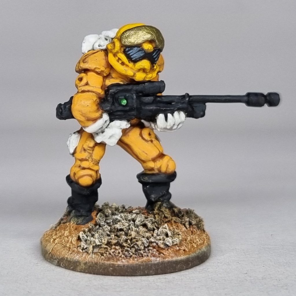 Citadel Spacefarers 25mm vintage science fiction S33 Imperial Marine with Laser Rifle